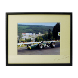 フレームド・フォトグラフ、ベルギーグランプリ、ジム・クラーク、1967年