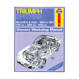 ヘインズオーナーズワークショップマニュアル、TRIUMPH Spitfire 1962-1981