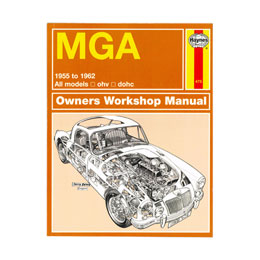 ヘインズオーナーズワークショップマニュアル、MGA 1955 to 1962
