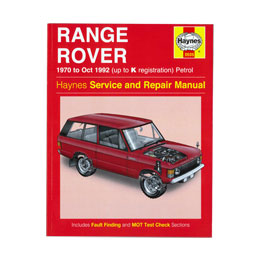 ヘインズオーナーズワークショップマニュアル、RANGE ROVER 1970 to Oct 1992