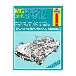 ヘインズオーナーズワークショップマニュアル、MG MIDGET 1958 to 1980